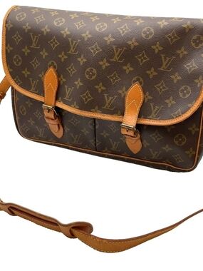 Auth Louis Vuitton Monogram Gibecière GM M42246 Shoulder Bag